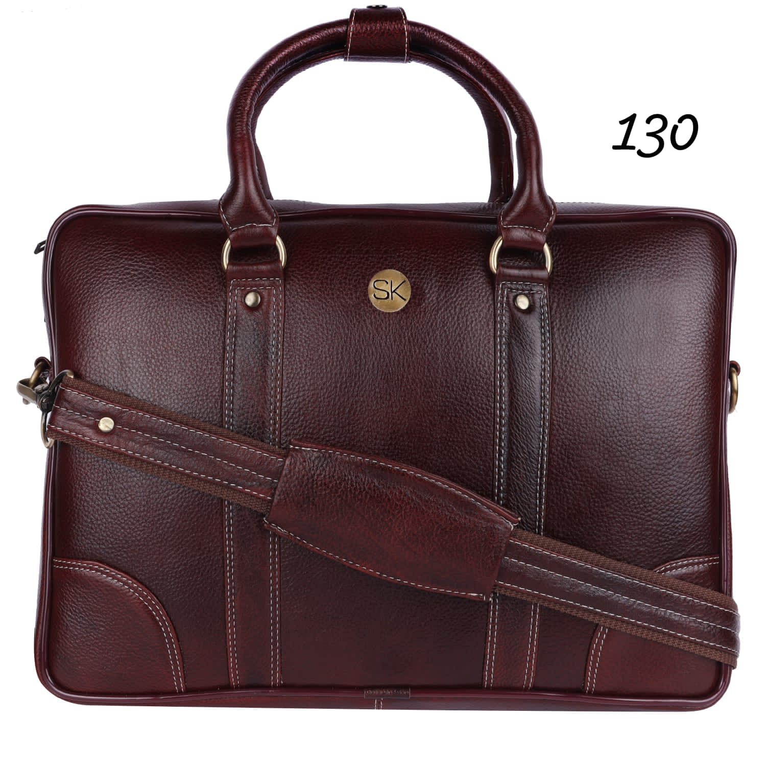 Leather Bag 130 Brown